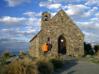 Famous little church at Lake Tekapo